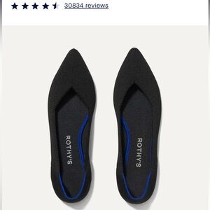 Rothy’s black | The Point flat | 8.5 | Like new